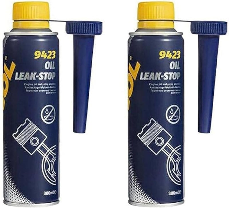 Mannol HTE - Germany 2 Pc Pack 9423 ENGINE OIL LEAK STOP - Image 1