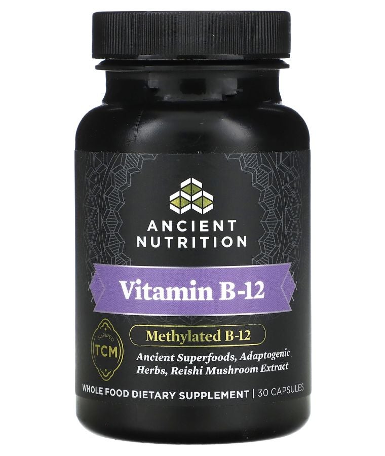 Ancient Nutrition Vitamin B-12 30 Capsules
