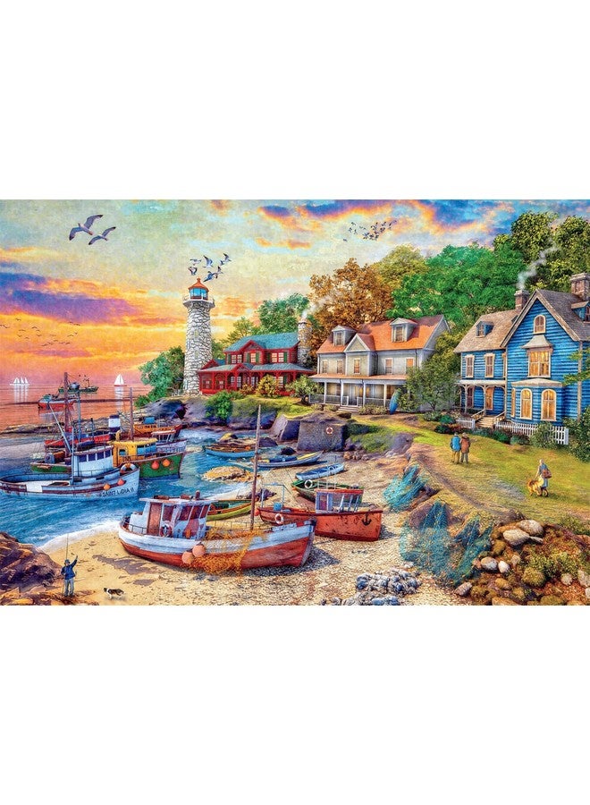 Buffalo Games - Dominic Davison - American Harbor Town - 2000 Piece Jigsaw Puzzle for Adults -Challenging Puzzle Perfect for Game Nights - Finished Size is 38.50 x 26.50 - Image 2