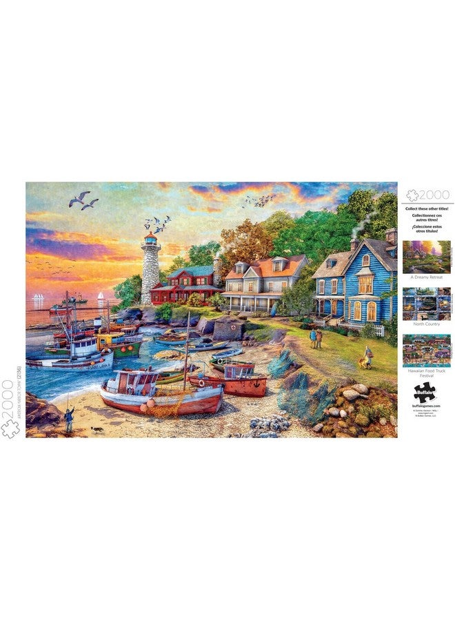 Buffalo Games - Dominic Davison - American Harbor Town - 2000 Piece Jigsaw Puzzle for Adults -Challenging Puzzle Perfect for Game Nights - Finished Size is 38.50 x 26.50 - Image 5