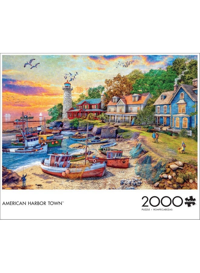 Buffalo Games - Dominic Davison - American Harbor Town - 2000 Piece Jigsaw Puzzle for Adults -Challenging Puzzle Perfect for Game Nights - Finished Size is 38.50 x 26.50 - Image 3