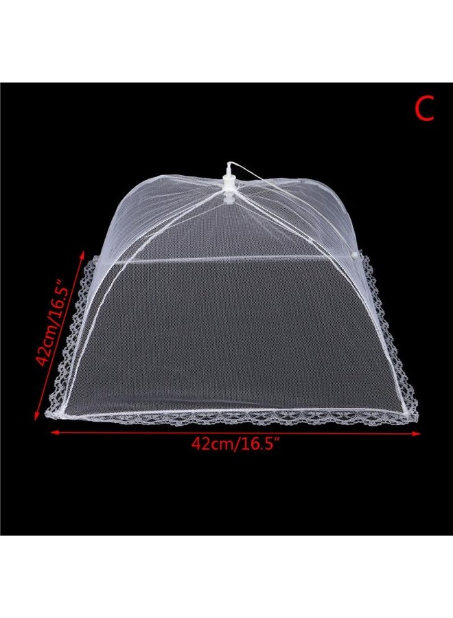 Mesh Foldable Anti Fly Mosquito Tent Dome Net Umbrella Picnic Protect Dish Cover  - Image 3