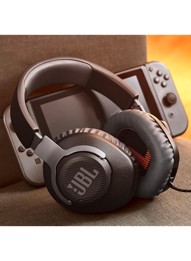 JBL Quantum 100 Wired Over Ear Gaming Headset With A Detachable Voice Focus Boom Mic Quantumsound Signature Lightweight Headband Memory Foam Ear Cushion Pc And Gaming Console Compatible Black - Image 5