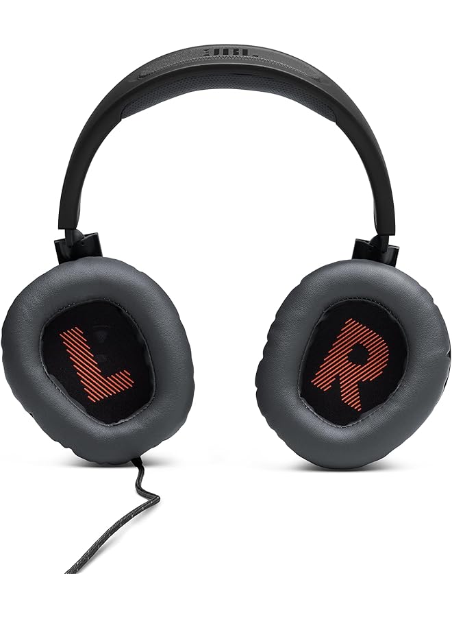 JBL Quantum 100 Wired Over Ear Gaming Headset With A Detachable Voice Focus Boom Mic Quantumsound Signature Lightweight Headband Memory Foam Ear Cushion Pc And Gaming Console Compatible Black - Image 3