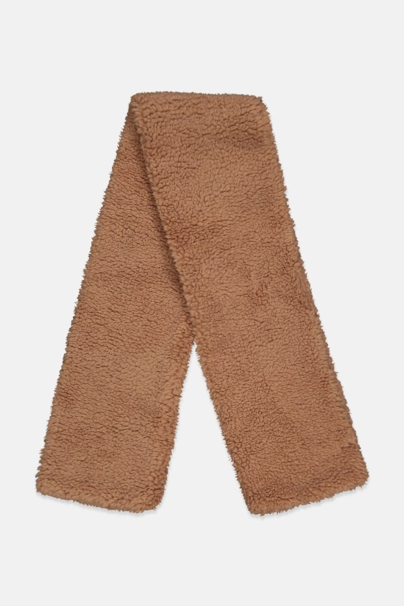 Reserved Women Textured Scarves 137 L x 21 W cm, Tan - Image 2