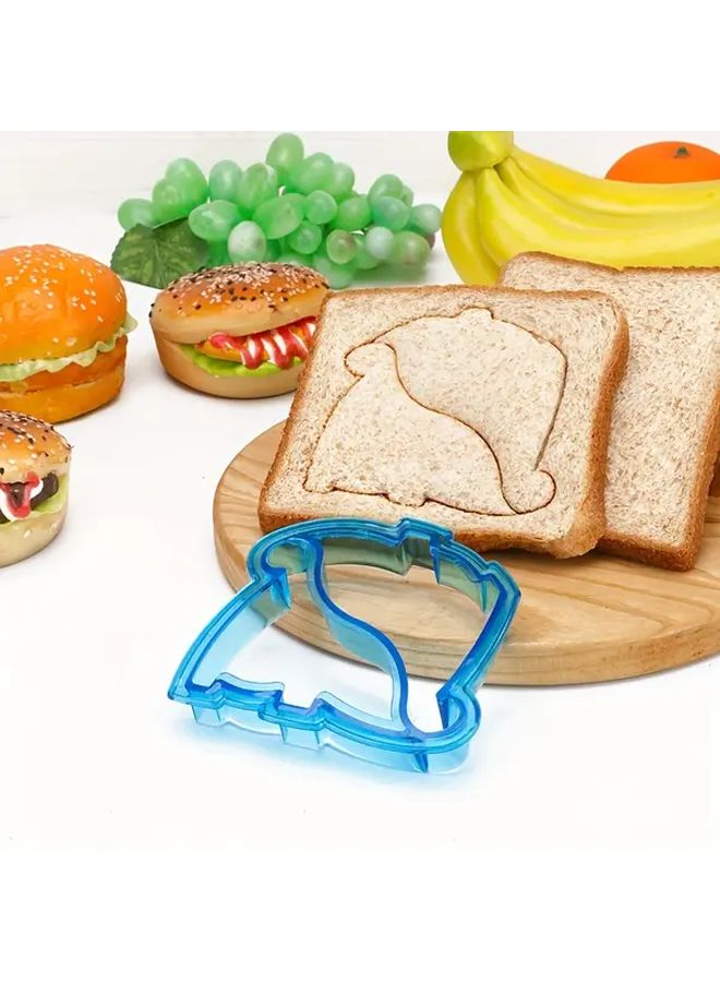 Dinosaur Bread Cutter Set With 6 Cute Dinosaur Designs Plastic Kitchen Gadget - Image 3