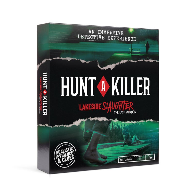 Hunt A Killer: Lakeside Slaughter â€“ Immersive Murder Mystery Game for Fans of Interactive Crime Solving, 90â€“120 Min Playtime, 1+ Players, Ages 14+ - Image 1