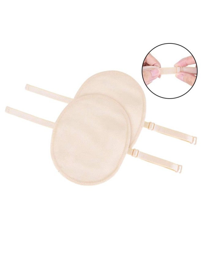 klarako Underarm Sweat Pad Armpit Absorbent Pads Washable Absorbent Underarm Shields Guard for Women Men 2Pcs - Image 3