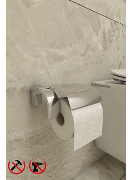 Alper Bathroom Chrome F1 Model Covered Toilet Paper Holder Toilet Paper Holder With 5 Years Warranty