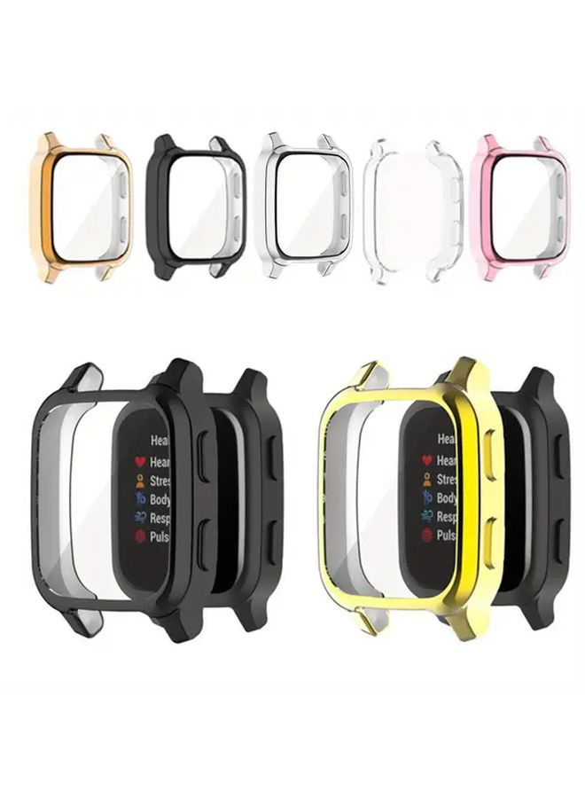 حافظة واقية من TPU أسود لساعة Garmin Venu SQ SQ2 الذكية بتغطية كاملة - Image 1