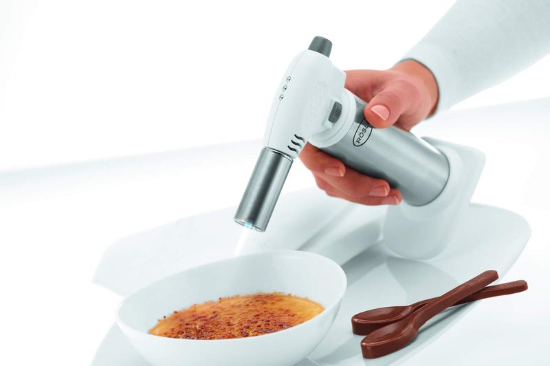 RÖSLE 12844 Crème Brulee Butane/Propane Adjustable Kitchen Cooking Torch 6.5 in. - Image 2