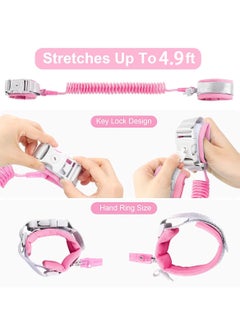 Generic Comfortable Breathable Toddler Anti Lost Wrist Link with Key Lock For Outdoor Activities Shopping Amusement Park Outdoor  - Image 3
