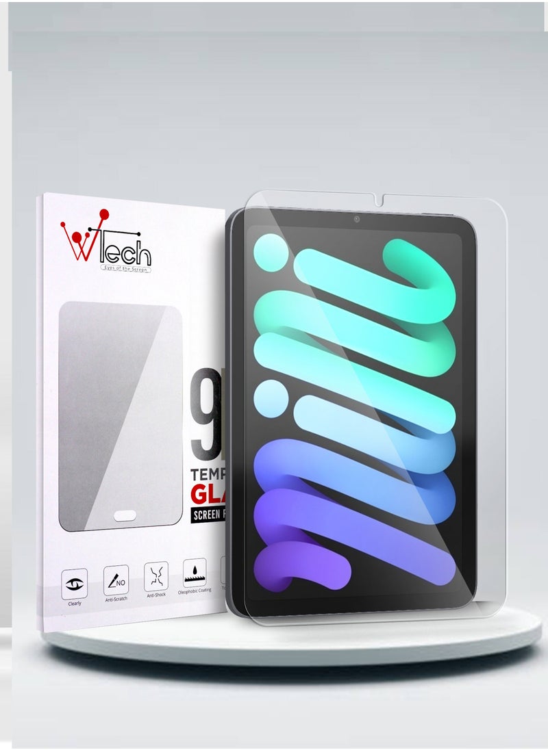 Wtech - Premium Series Tempered Glass Screen Protector For Apple IPad Mini 6 2021 - Image 1