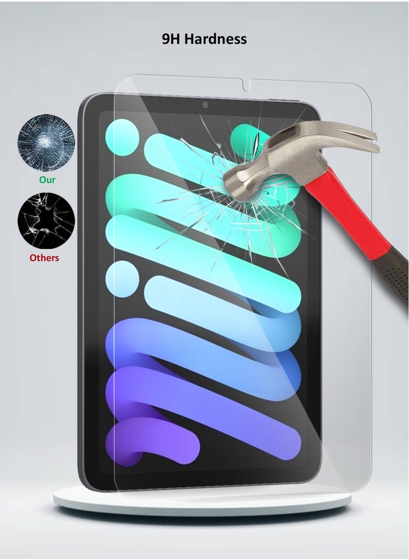 Wtech - Premium Series Tempered Glass Screen Protector For Apple IPad Mini 6 2021 - Image 1