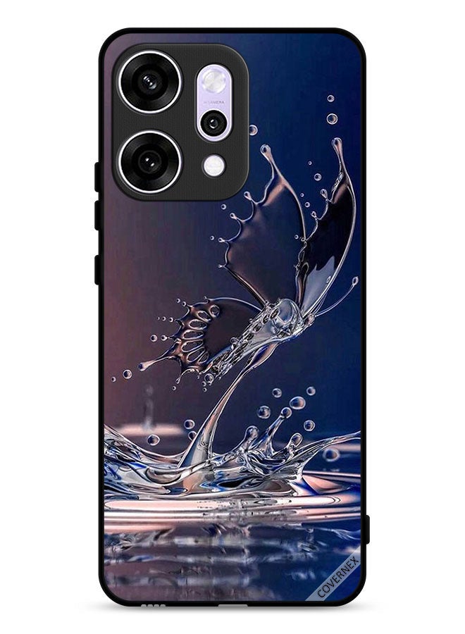 Covernex Oppo Reno14 Pro Protective Case Cover Water Drops Butterfly