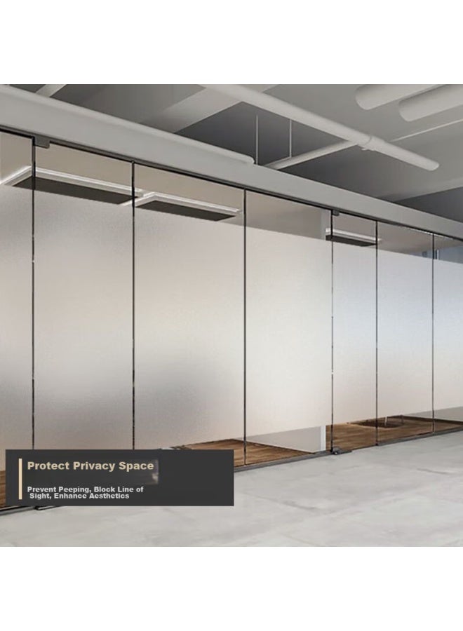 Jinlongxing Frosted Glass Privacy Window Film, Anti-peeping Sticker, 0.6*2 Meters, Light-transmitting But Opaque, For Bathroom And Toilet - Image 4