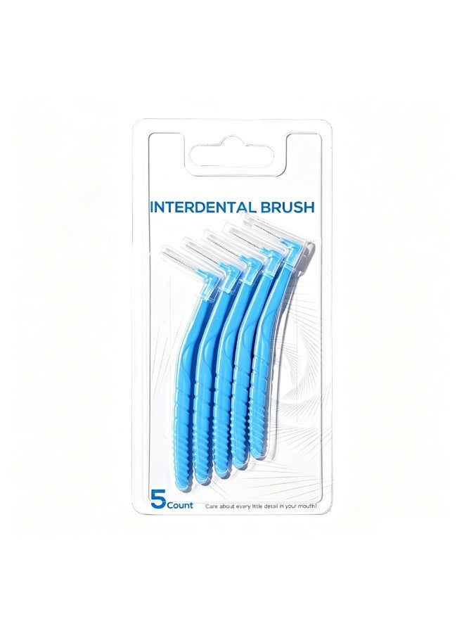 ningnatural Interdental Brush (Mix Sizes ISO 0-5) | Angled Brush for Deep Interdental & Gum Cleaning - Image 5