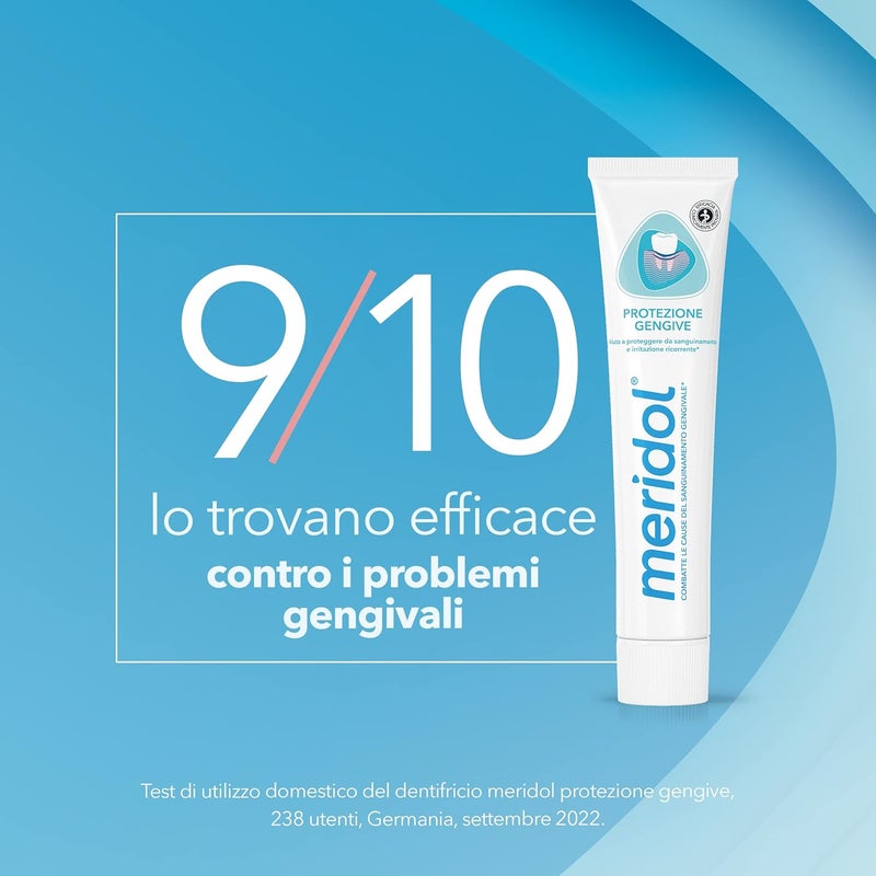 Meridol Toothpaste Duo Pack - 2 Tubes of 75ml for Gum Protection - Image 4