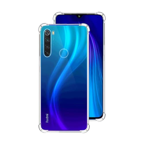 7-Seven 7SEVEN® Back Cover for Redmi Note 8 Transparent Mobile Back Case Shock Proof Design Camera Edges Protection Crystal Clear Phone Case Silicon Soft TPU and Flexible Bumper Phone Cover - Image 1