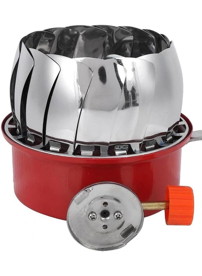 DubaiGallery موقد تخييم محمول صغير نوع بطاقة موقد غاز حارق - Image 3