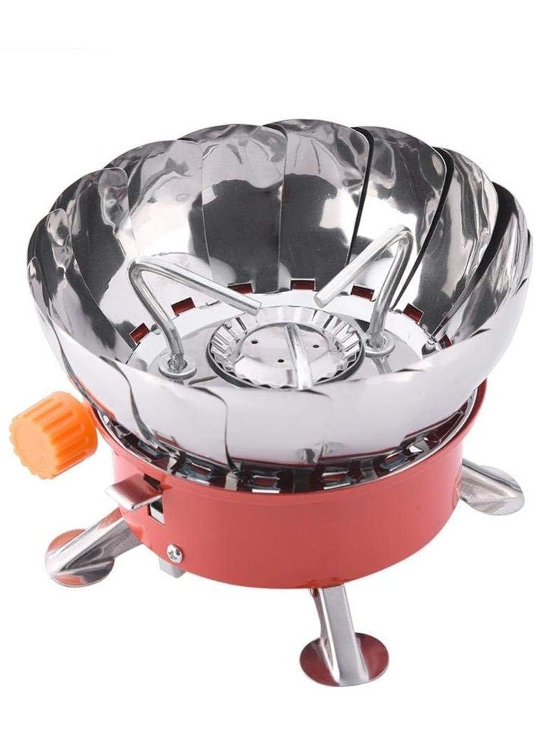 DubaiGallery موقد تخييم محمول صغير نوع بطاقة موقد غاز حارق - Image 2