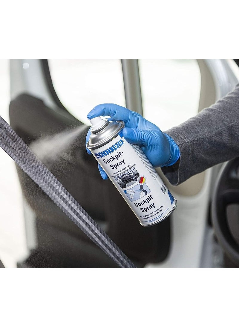 Weicon رذاذ ويكون لداخل السيارة | 400 مل | مقاوم للماء | رذاذ للعناية بداخل السيارة | رذاذ عالي الجودة | خالي من السيليكون - Image 2