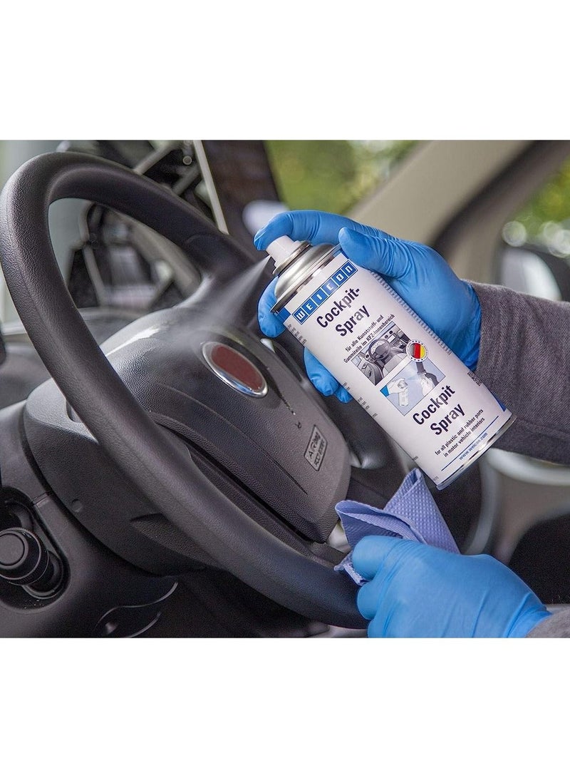 Weicon رذاذ ويكون لداخل السيارة | 400 مل | مقاوم للماء | رذاذ للعناية بداخل السيارة | رذاذ عالي الجودة | خالي من السيليكون - Image 3