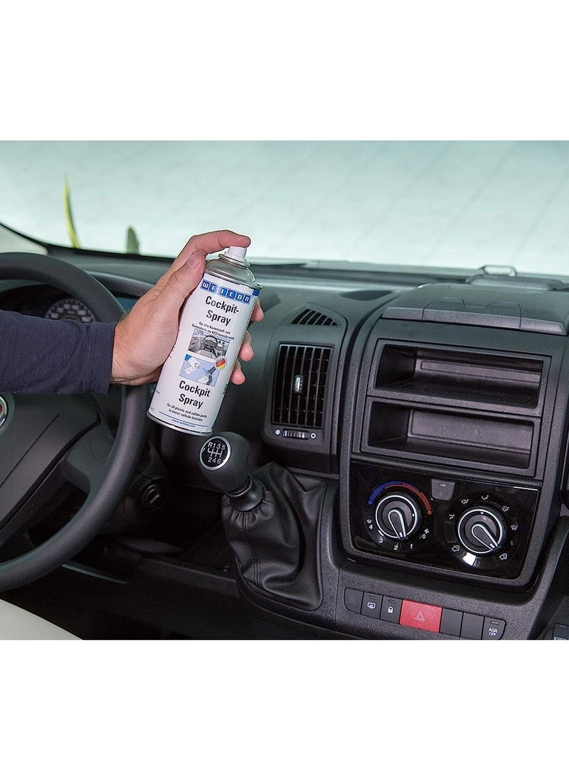 Weicon رذاذ ويكون لداخل السيارة | 400 مل | مقاوم للماء | رذاذ للعناية بداخل السيارة | رذاذ عالي الجودة | خالي من السيليكون - Image 4