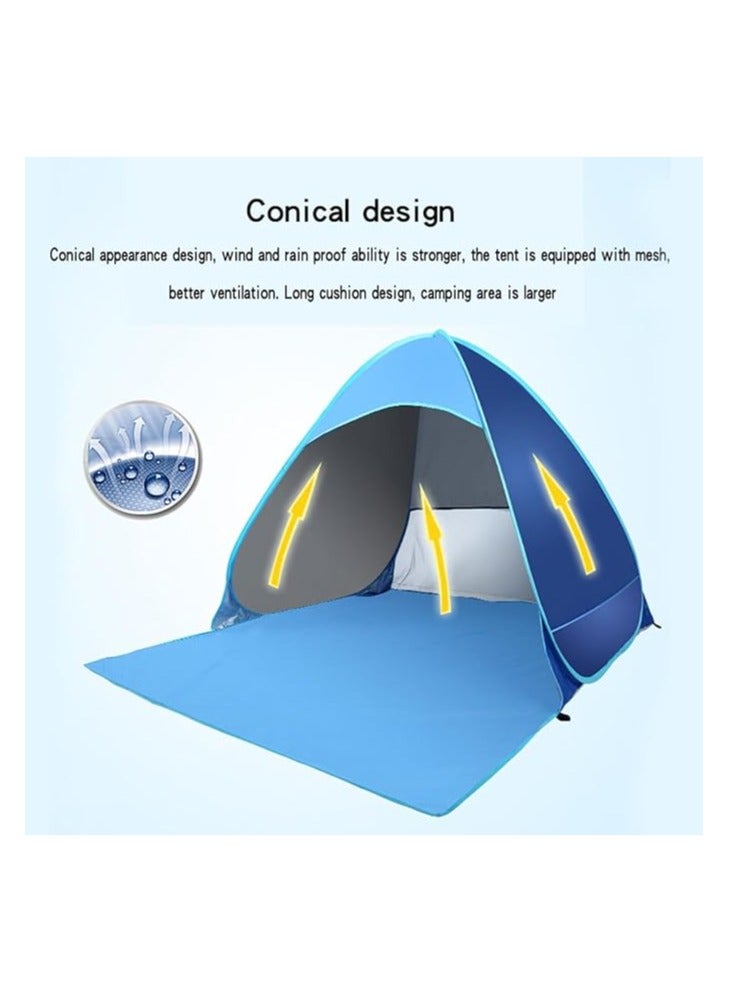 INFLUX Portable Outdoors Beach Tent Automatic Pop Up Anti UV Beach Tent - Image 4