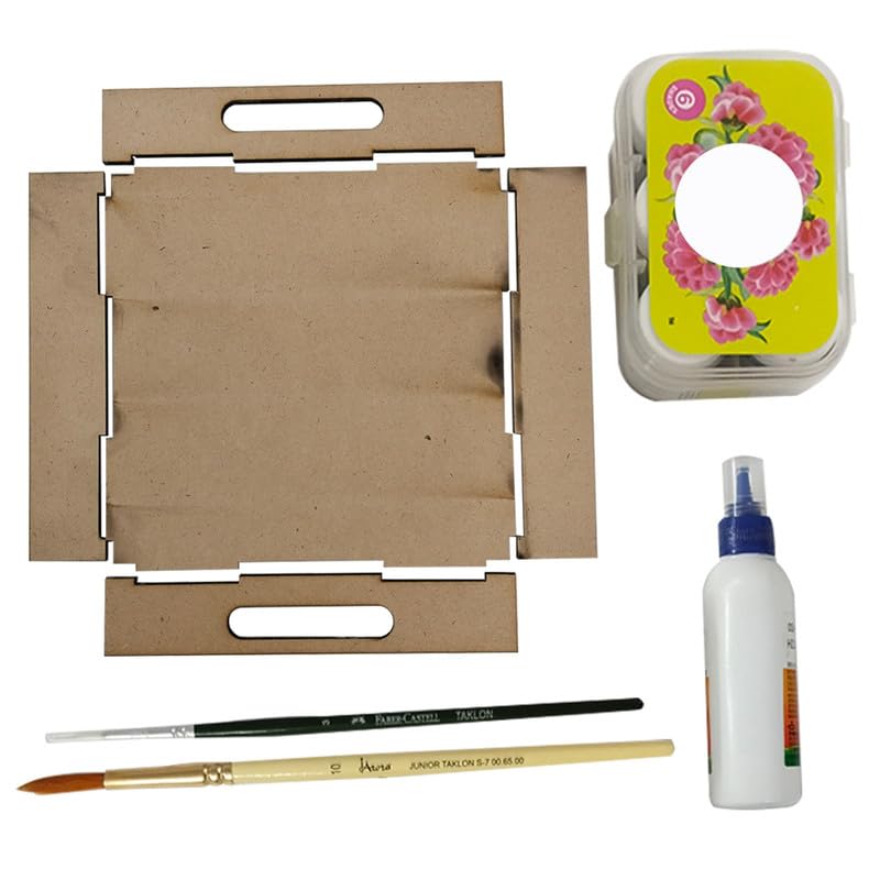 Penkraft Pen Mandala Advanced Art on a Serving Tray DIY kit Free Video Tutorial - Image 1