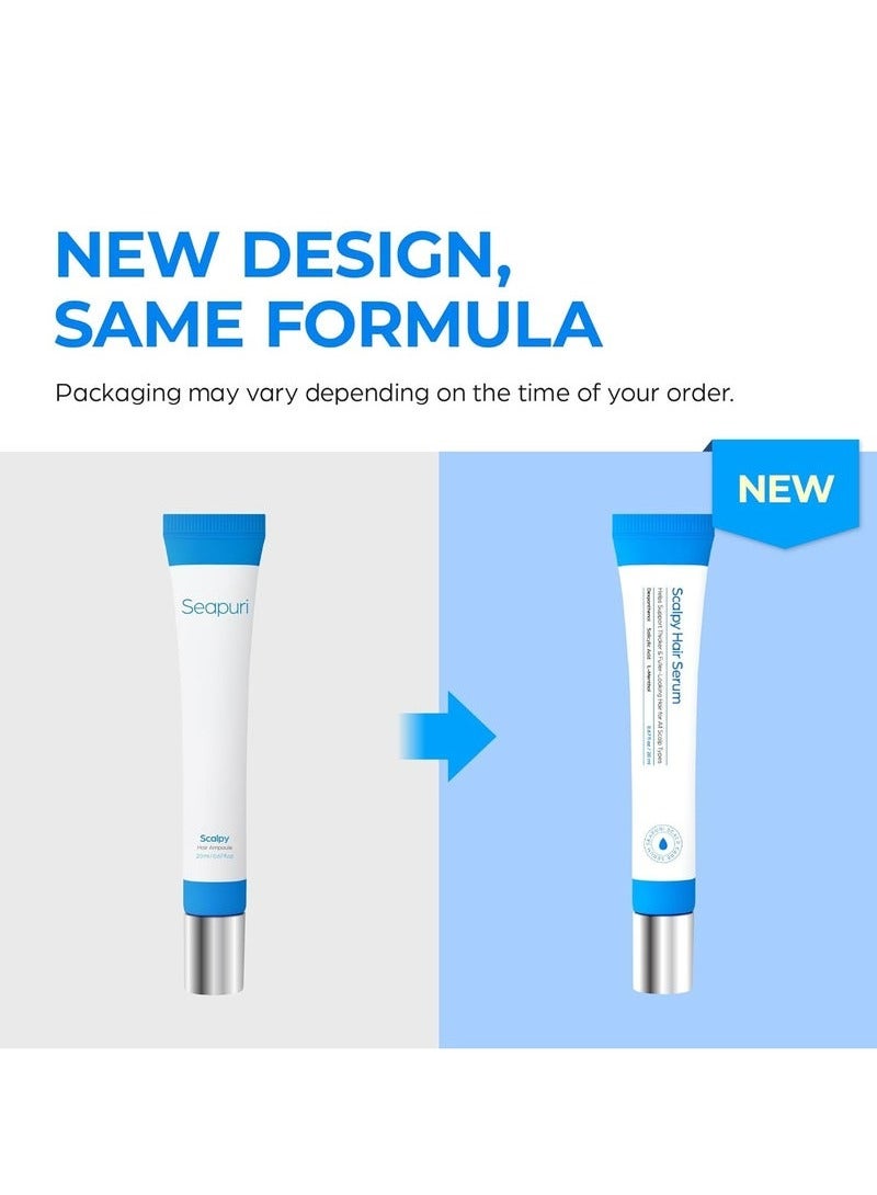 Seapuri Scalpy Hair Growth Serum for Hair Loss & Thinning | Scalp Massager Treatment w/Salicylic Acid, Menthol, Dexpanthenol | Non-Greasy, Lightweight | Exfoliate Dandruff ﻿ - Image 2