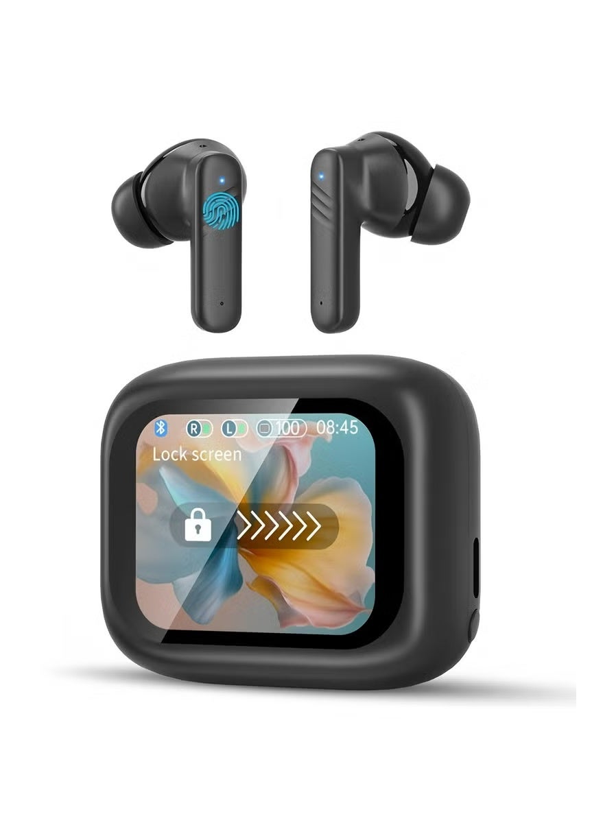 fatdolphinstore Fatdolphinstore Wireless Earbuds Touch Screen Earbuds Call Enc Noise Active Noise Z35A73CC2D1C02B48EC8EZ