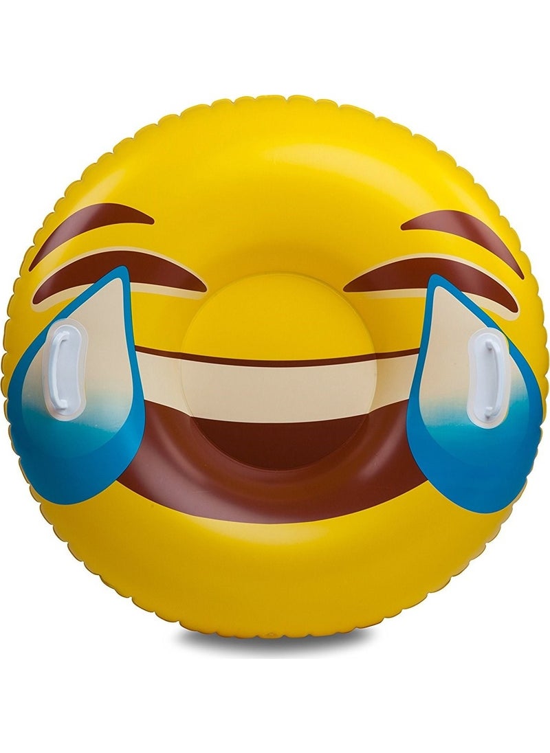 Big Mouth Emoji Inflatable Sled and Float  - Image 1