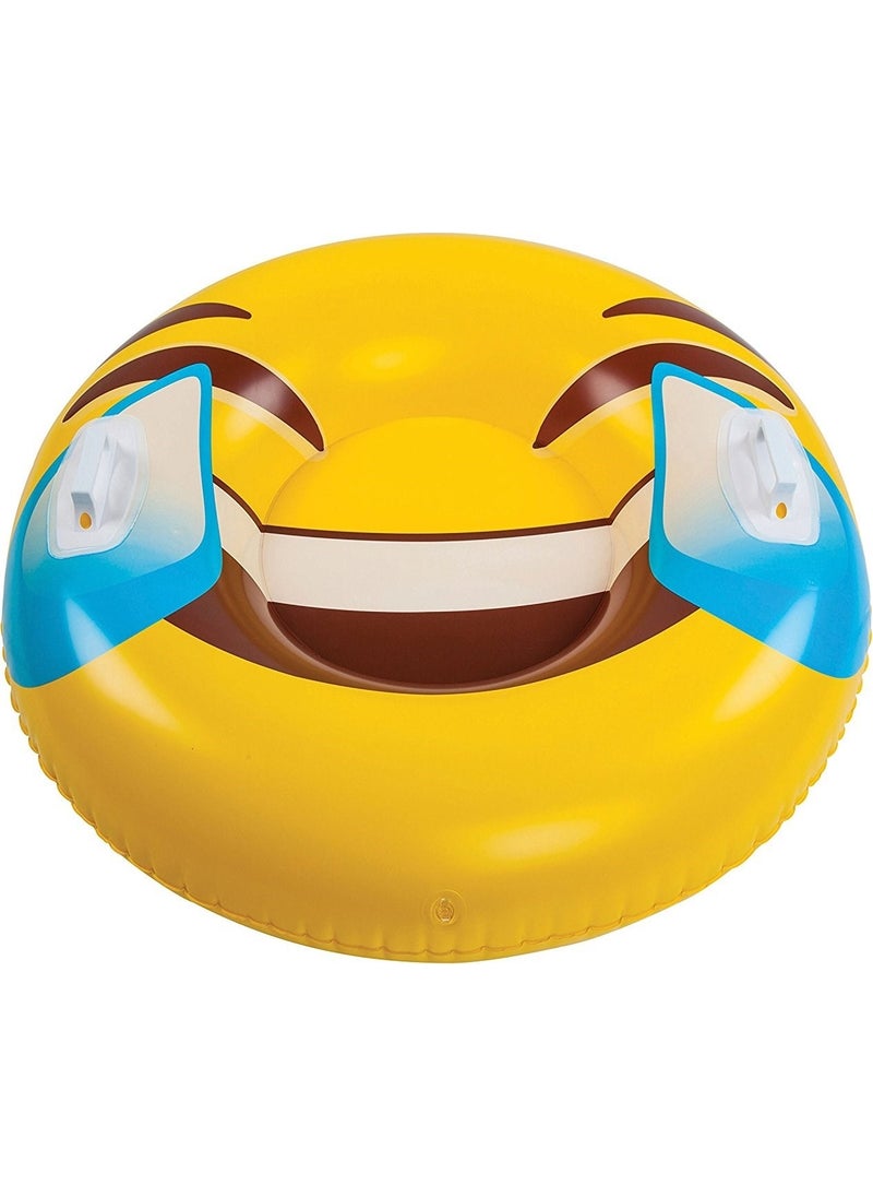Big Mouth Emoji Inflatable Sled and Float  - Image 3