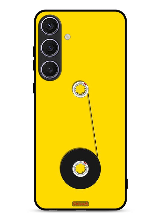 Tolwak Samsung Galaxy S25 FE Protective Case Cover Cassette Wheel Art - Image 1