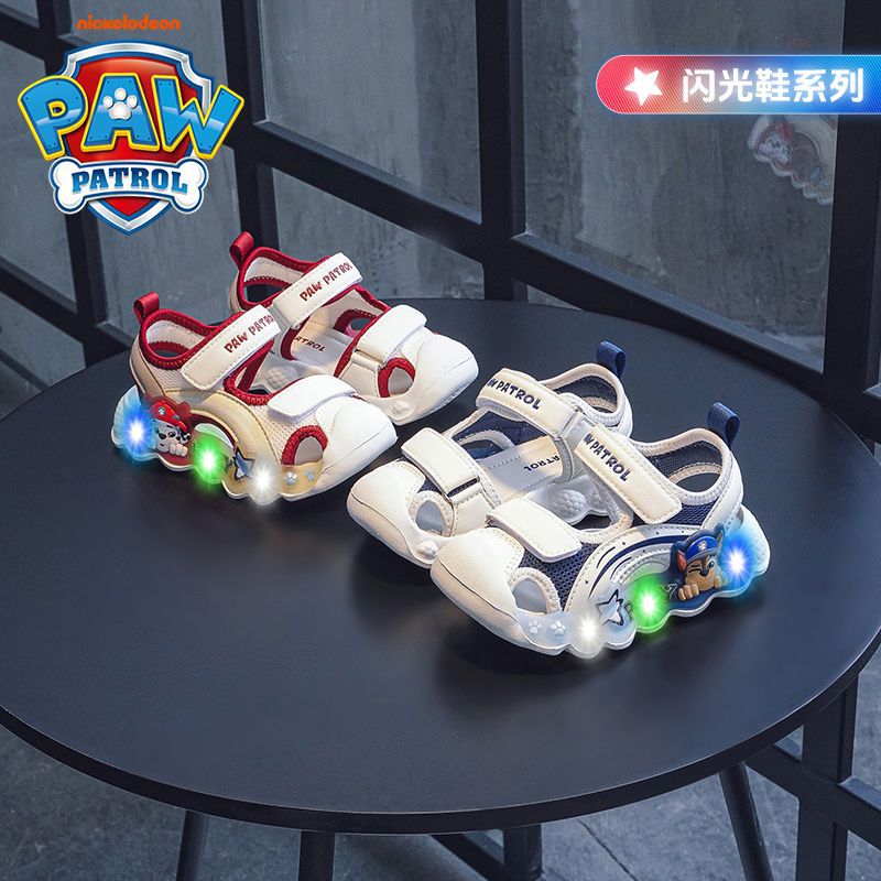 Wang Wang Team Children'S Shoes 2025 Summer Popular Boys Non-Slip Breathable Fashion Glitter Shoes Girls Covered Toe Anti-Collision Sandals - Image 2