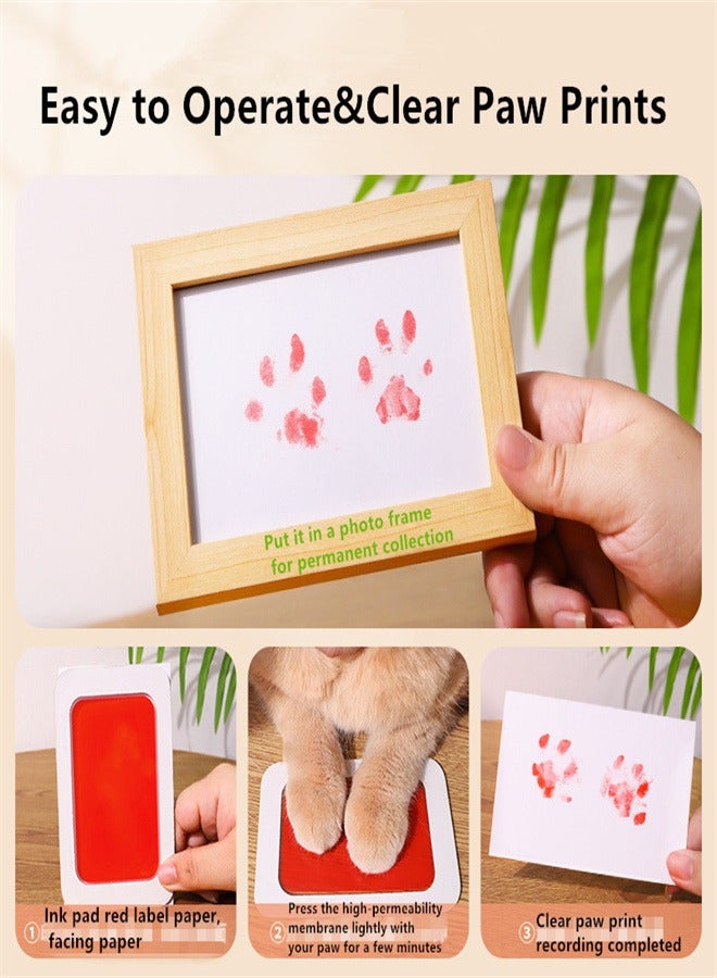 Generic Paw Print Kit- Mess-Free Paw Print Stamp Pad for Dogs & Cats- Pet Paw Print Impression Kit- Clean-Touch Ink Pad for Dog Paw Prints- Perfect Dog Keepsake & Dog Decor - Image 2