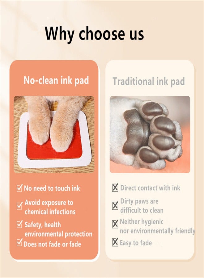 Generic Paw Print Kit- Mess-Free Paw Print Stamp Pad for Dogs & Cats- Pet Paw Print Impression Kit- Clean-Touch Ink Pad for Dog Paw Prints- Perfect Dog Keepsake & Dog Decor - Image 5