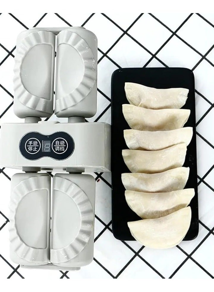 Dumpling Maker, Automatic Dumpling Maker Machine, Household Double Head Dumpling Press Machine, Electric Dumpling Maker, Household Dumpling Press Machine, 2 Modes Dumpling Making Tool - Image 3
