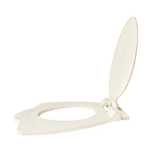 TAXAN POLYMERS TAXAN Anglo Indian Toilet Seat Cover with Round Edges, PVC Cover for Indian Toilet Seat - High Glossy Finish, Sleek Design - Non-Soft Closing Commode Seat with Cover with Installation Kit (19.5x16 IN) - Image 1