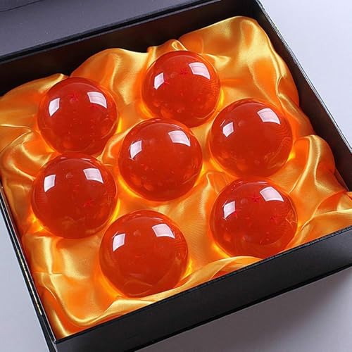 CYRAN UMIKAkitchen Crystal Balls 7 Stars 7pcs Anime 3.5cm Yellow Balls Gift Yellow - Image 4