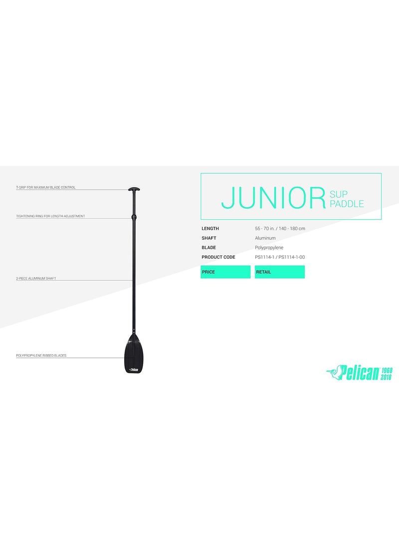 Pelican Pelican Boats  Adjustable Junior Kid SUP Paddle Stand Up Paddle Board PS11141  Aluminium for Youth 55 to 70 inch  - Image 4