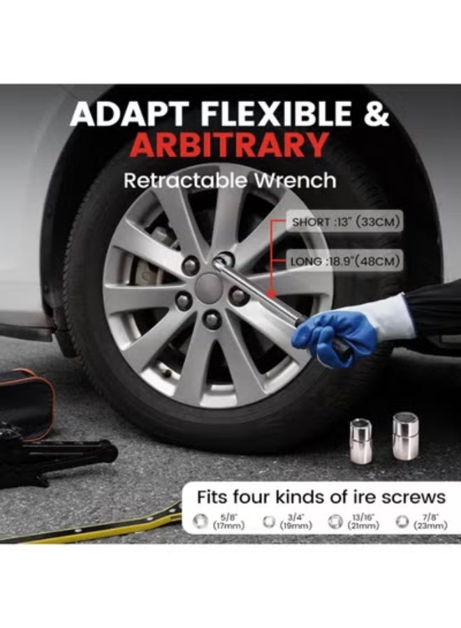 رافعة إطارات للسيارات – عملي وسهل الاستخدام لجميع السيارات - Image 2