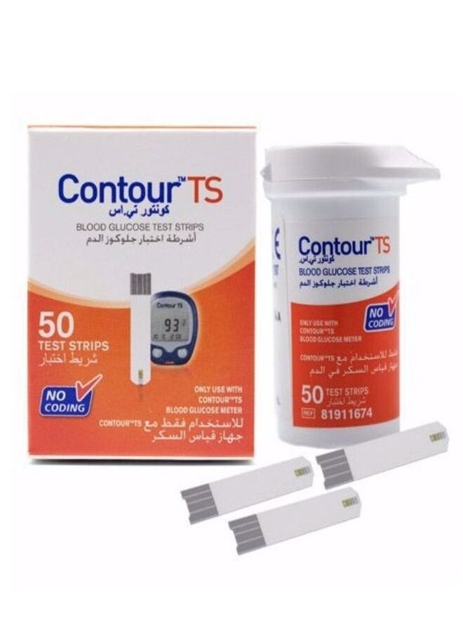 CONTOURE 2 Pack Contour Ts Blood Glucose Test Strips 50-Piece  - Image 4
