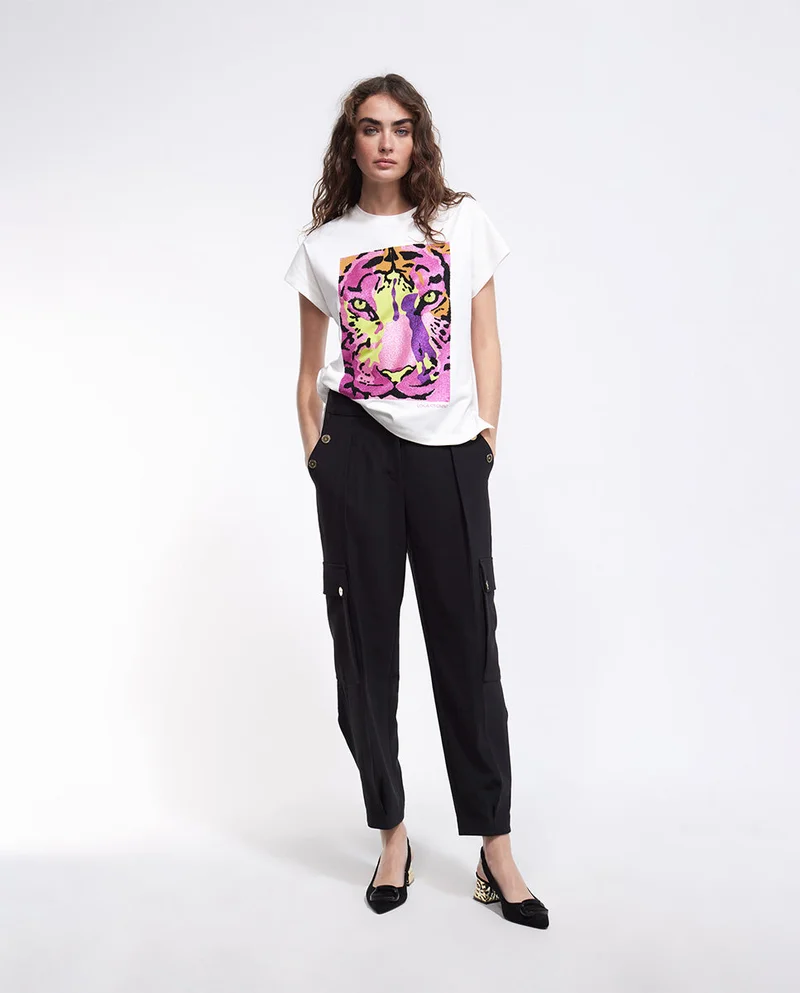 Lola Casademunt Multicoloured tiger T-shirt