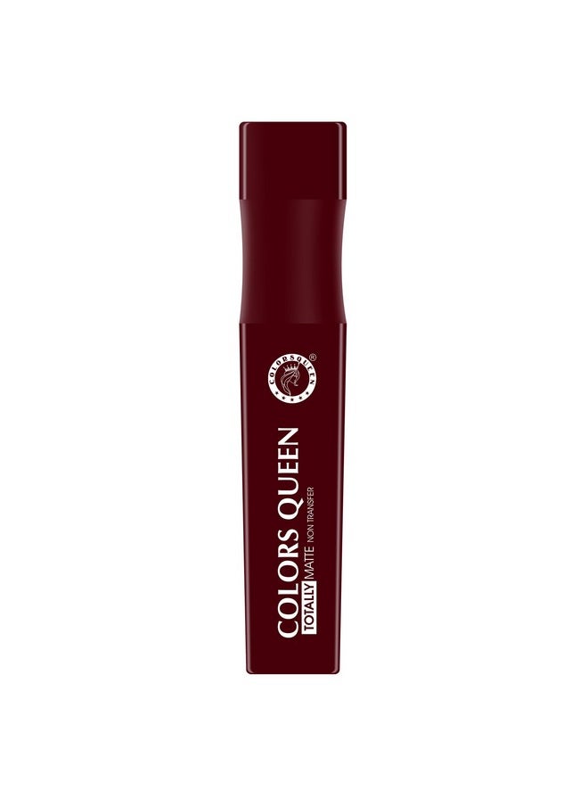 COLORS QUEEN Liquid Lipstick 03-Deep Maroon (Matte)  - Image 2