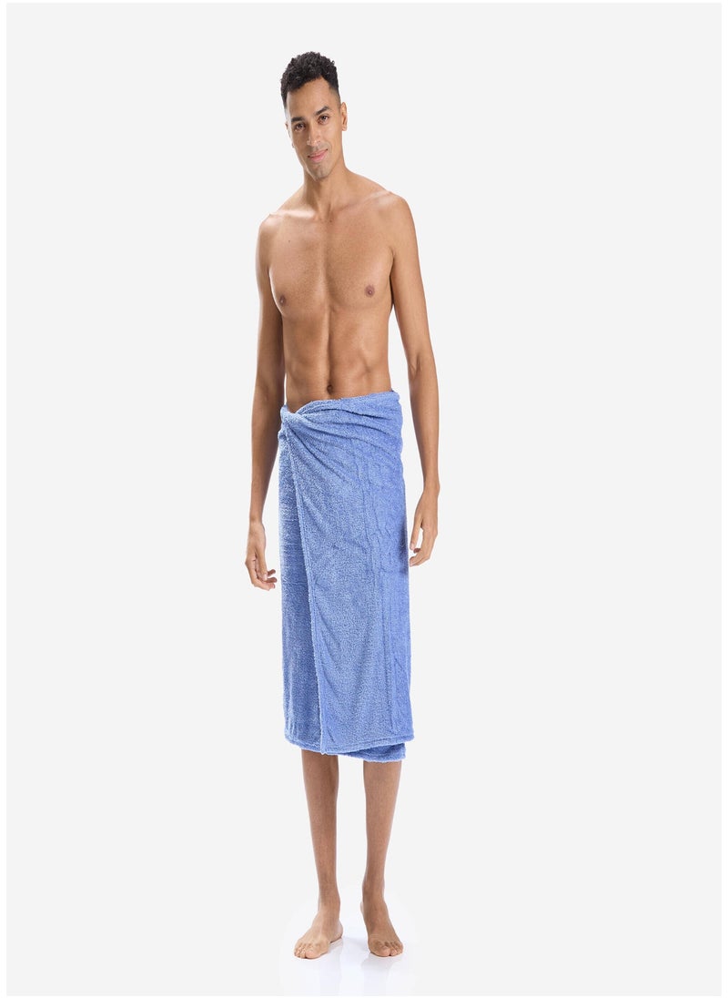 NABAIJI NABAIJI by DECATHLON, Ultra-Soft Microfibre Towel Size L 80 x 130 cm - Blue  - Image 2