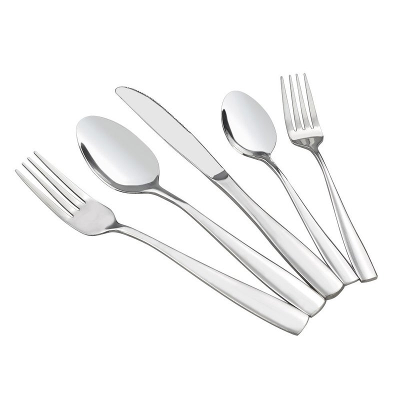 HOMMP 80Piece Stainless Steel Flatware Set Service for 16