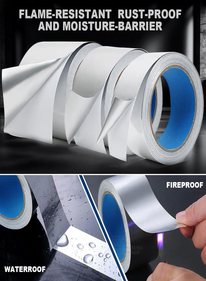 Cindy's Tape Aluminum Foil Duct Tape, 3.9 Mil Heavy Duty, 2 in x 22 yd for HVAC - Image 5