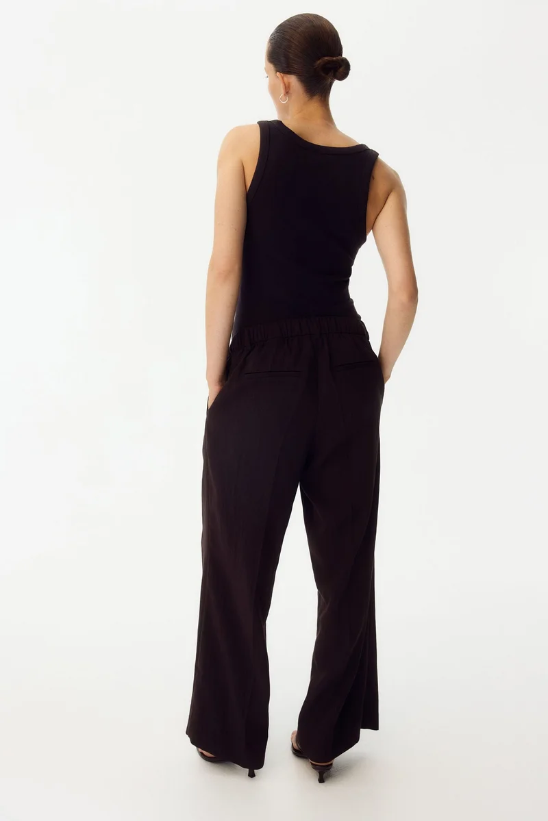 H&M  MAMA Wide tailored trousers for Women | Best Price UAE